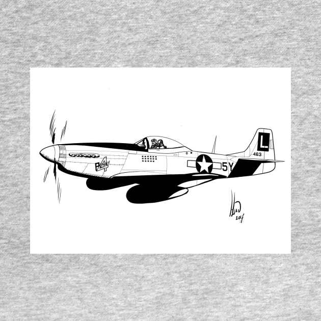 P-51 Mustang by hansclaw